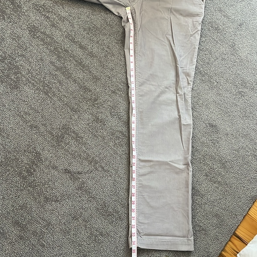 Southern Tide Campsite Buckle Corduroy Pants Size M/34L - Picture 7 of 13